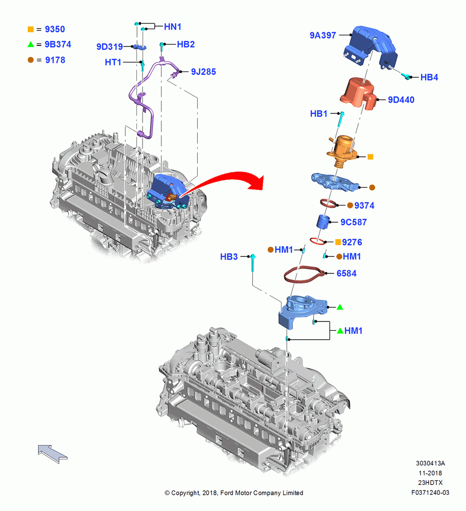 13A - Fuel Injection Pump-Engine Mounted, 2.3L EcoBoost; 26/NOV/2018