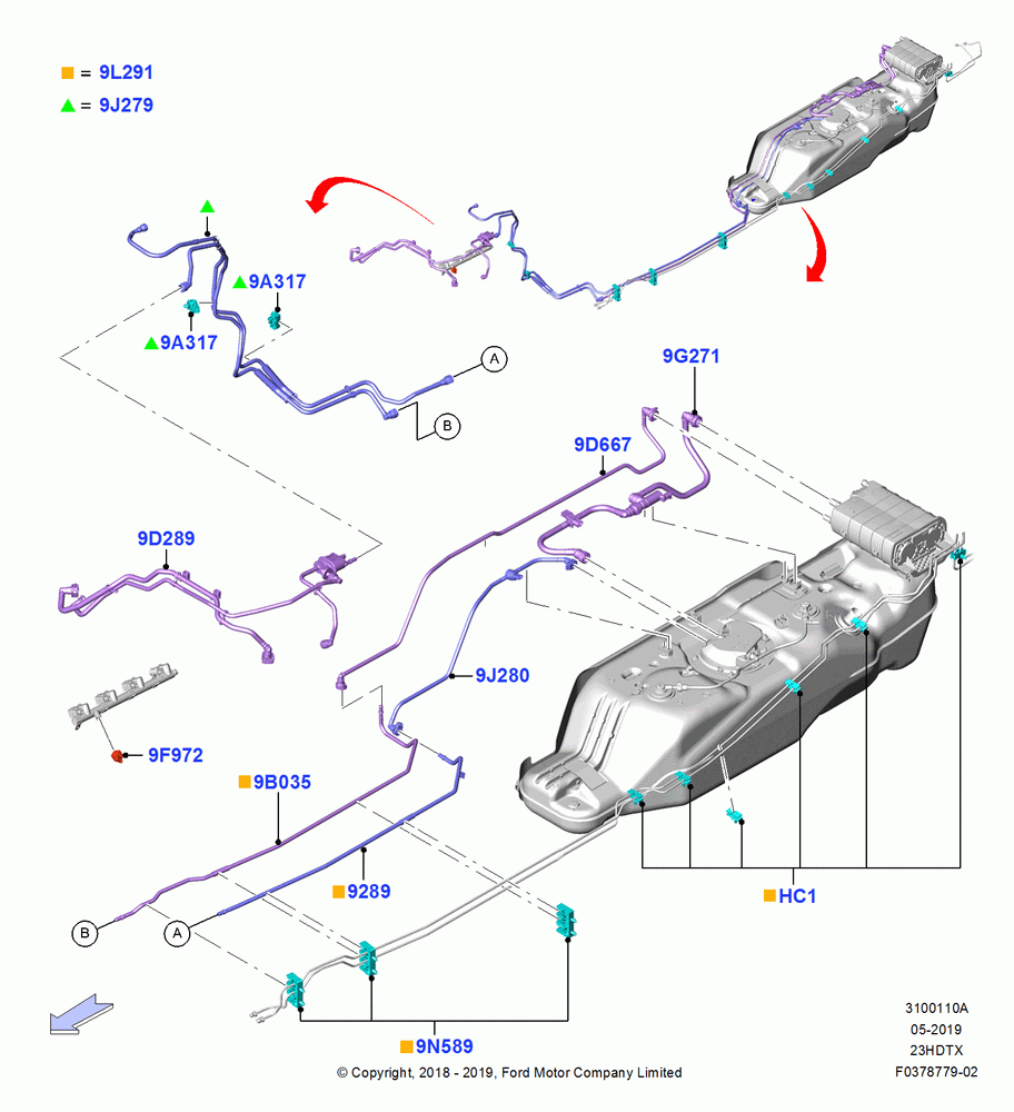 10A - Fuel Lines, 2.3L EcoBoost; 26/NOV/2018