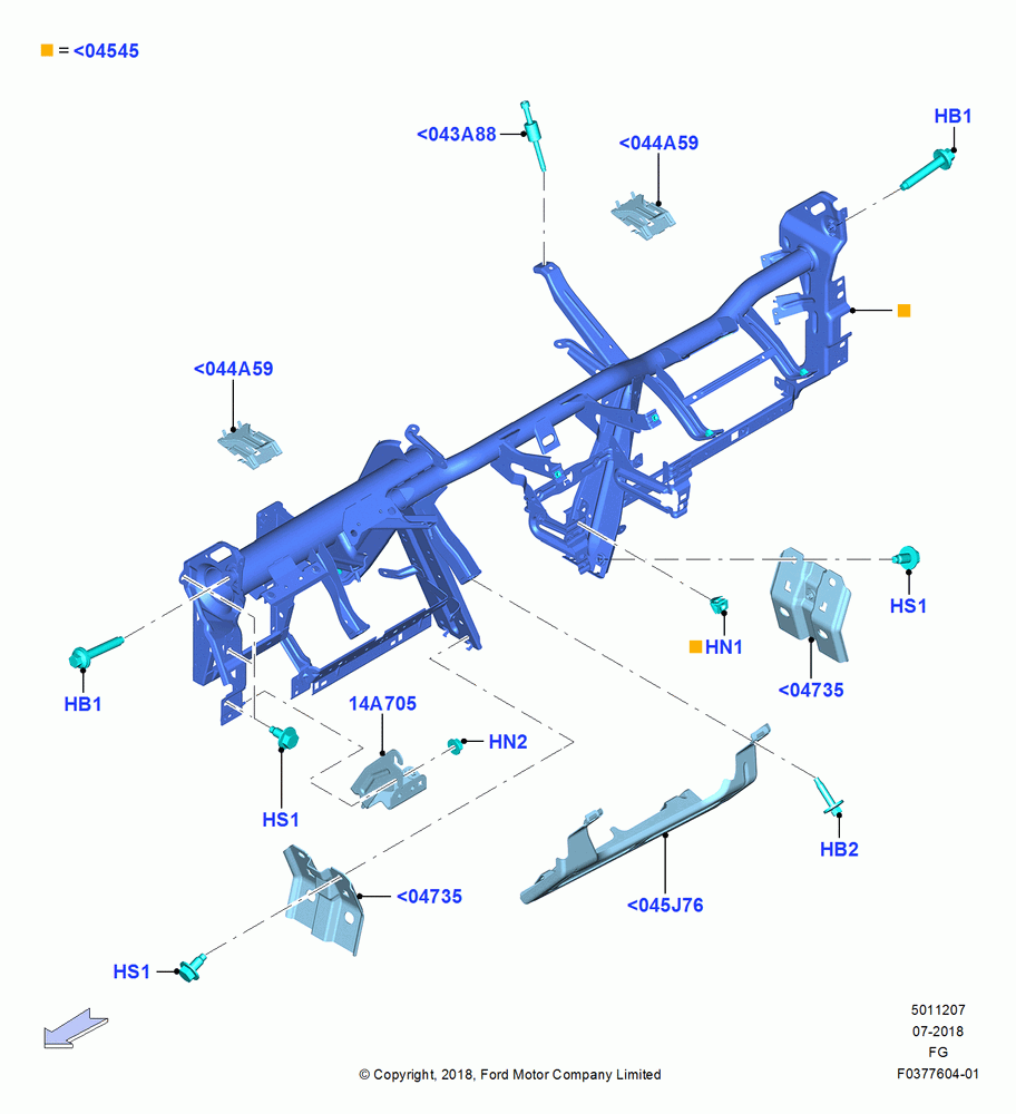 07 - Instrument Panel Installation; 26/NOV/2018