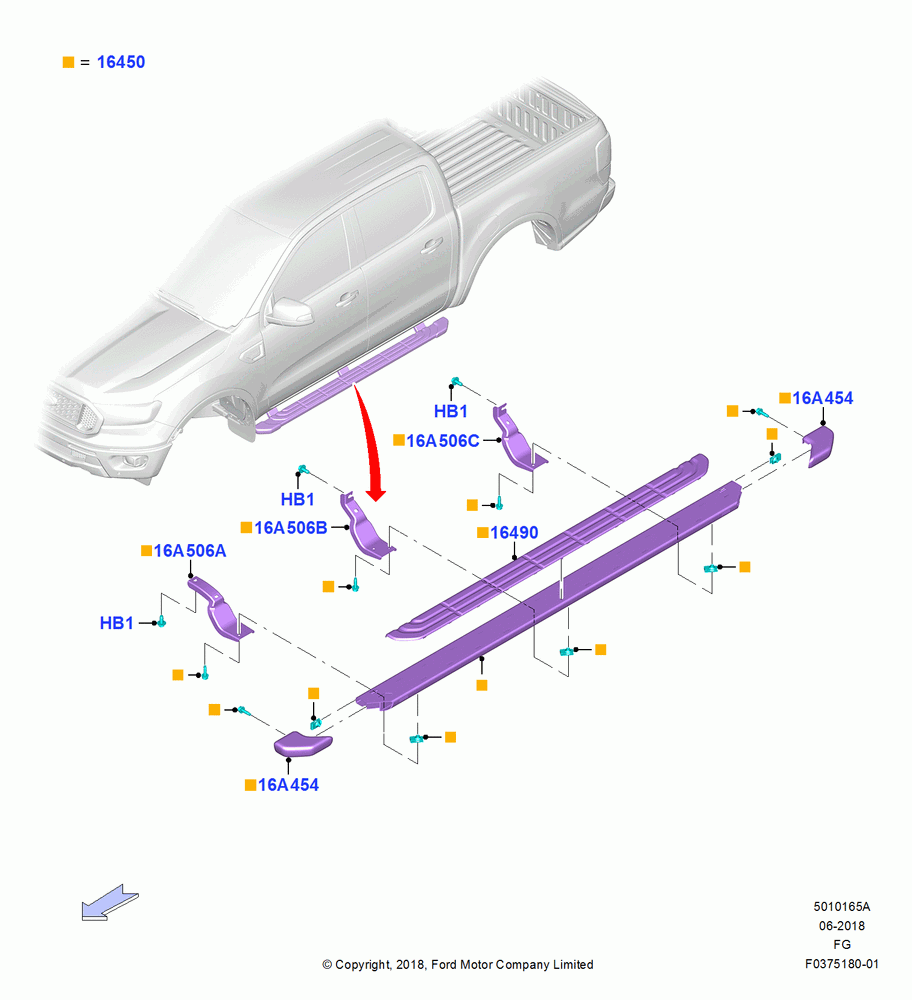 65A - Running Boards/Side Steps; 26/NOV/2018