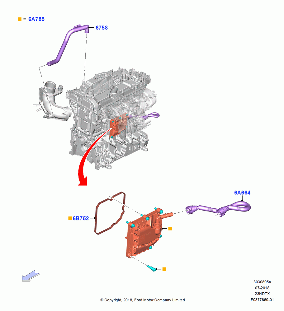 05A - Emission Control - Crankcase, 2.3L EcoBoost; 26/NOV/2018