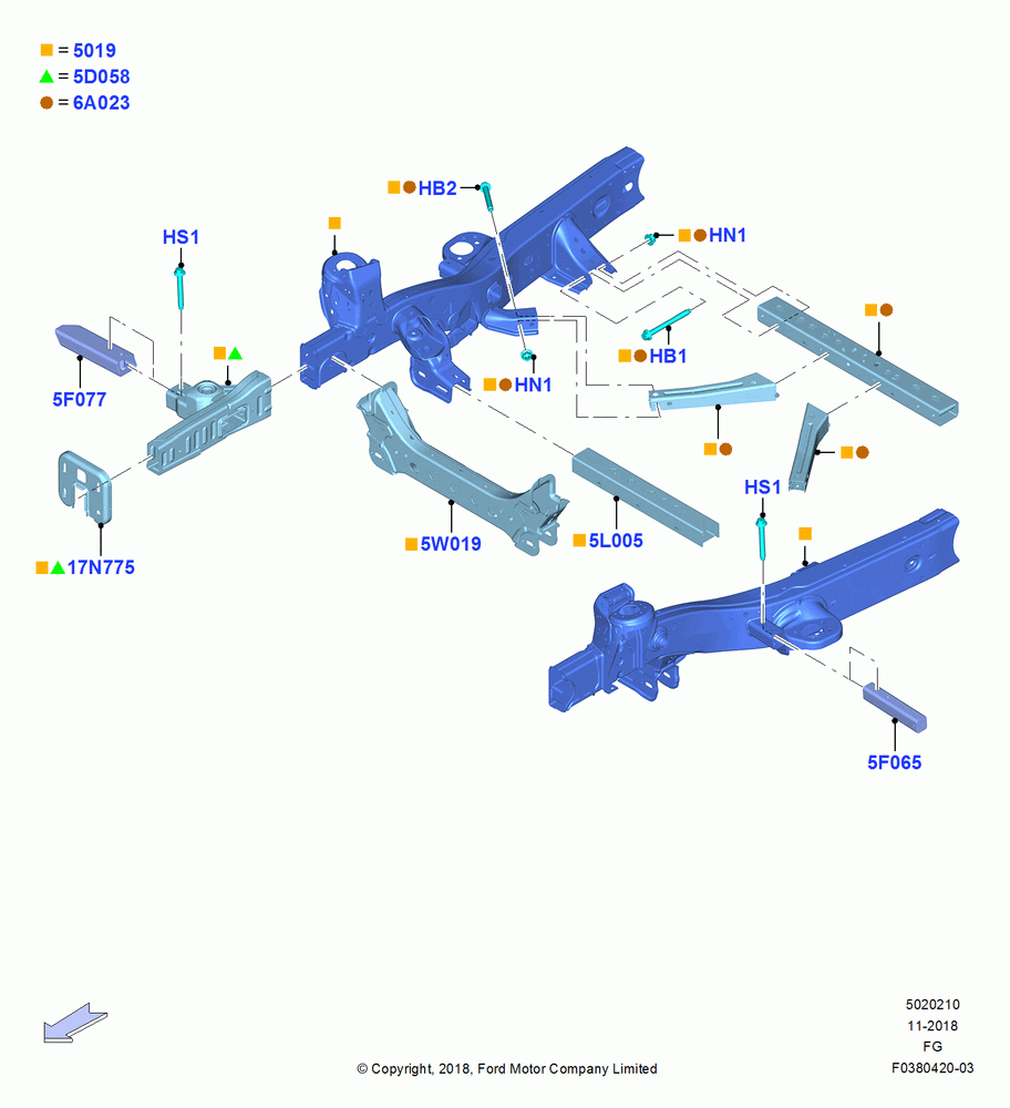 10 - Front Chassis Members; 26/NOV/2018