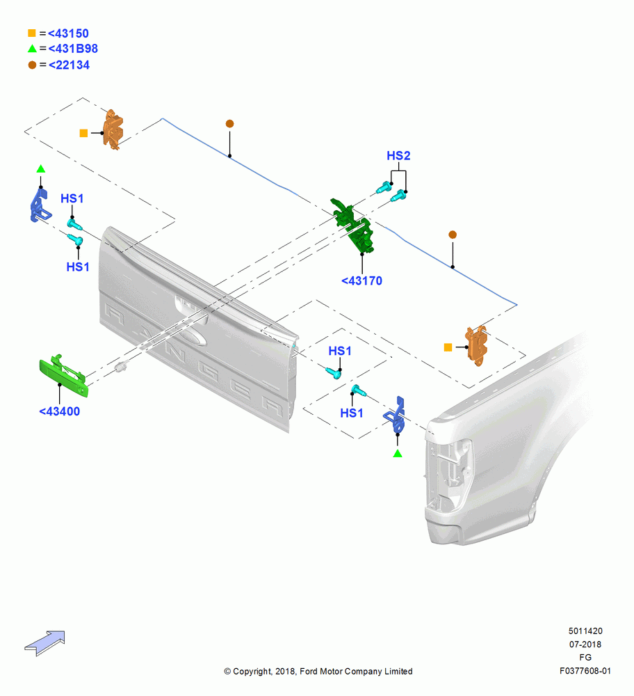 20 - Luggage Compt/Tailgte Lock Controls; 26/NOV/2018