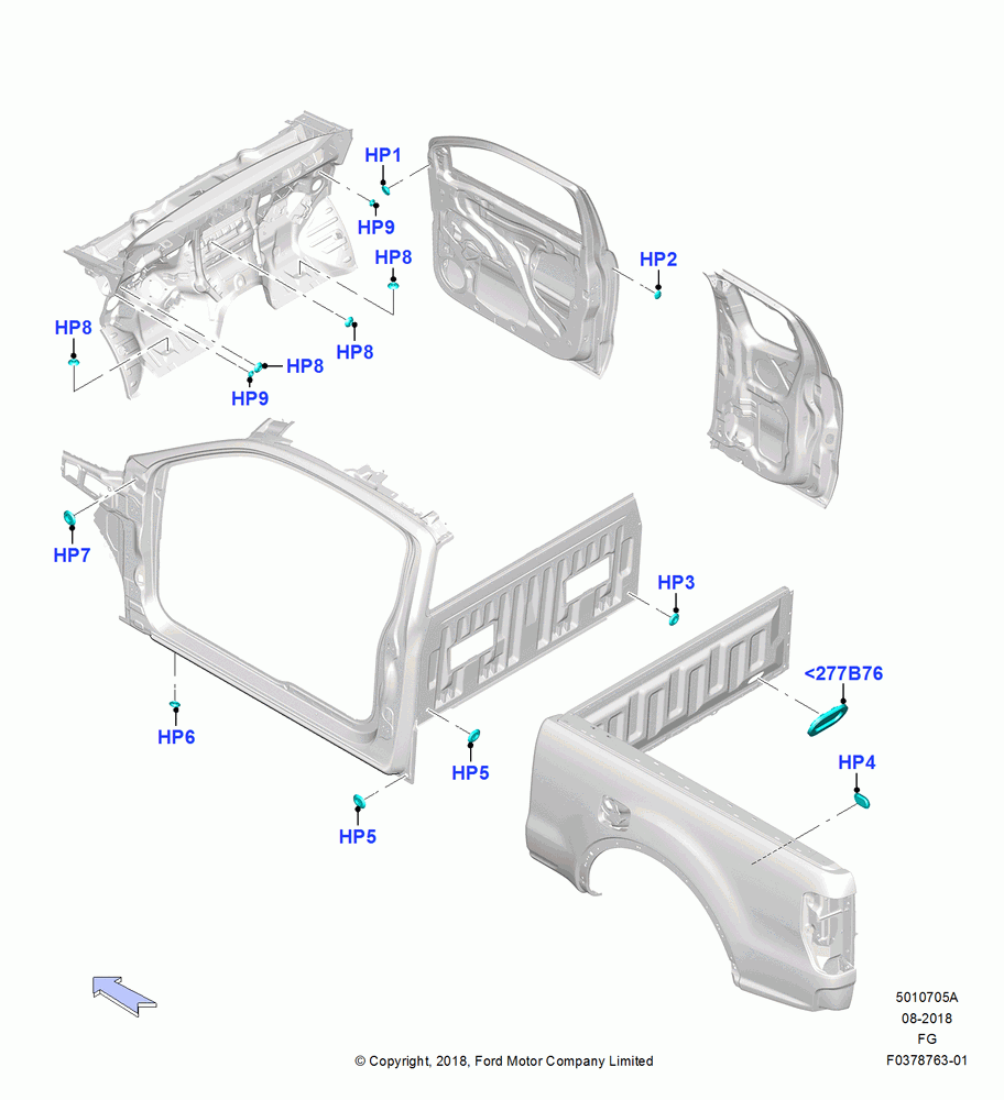 05A - Plugs - Body, Super Single Cab - RAP; 26/NOV/2018