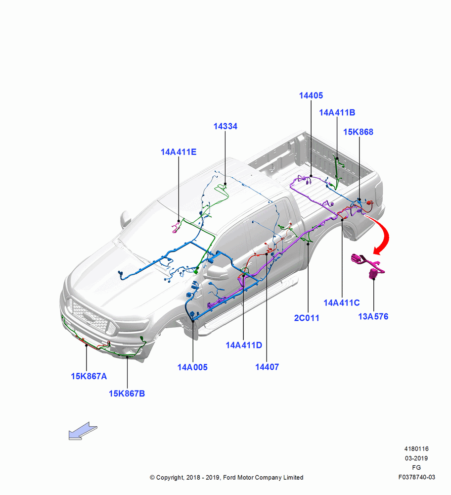 16 - Wiring - Body And Roof Console; 26/NOV/2018