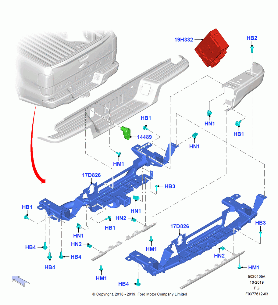 05A - Tow Bar, Crew Cab, Super Single Cab - RAP; 26/NOV/2018