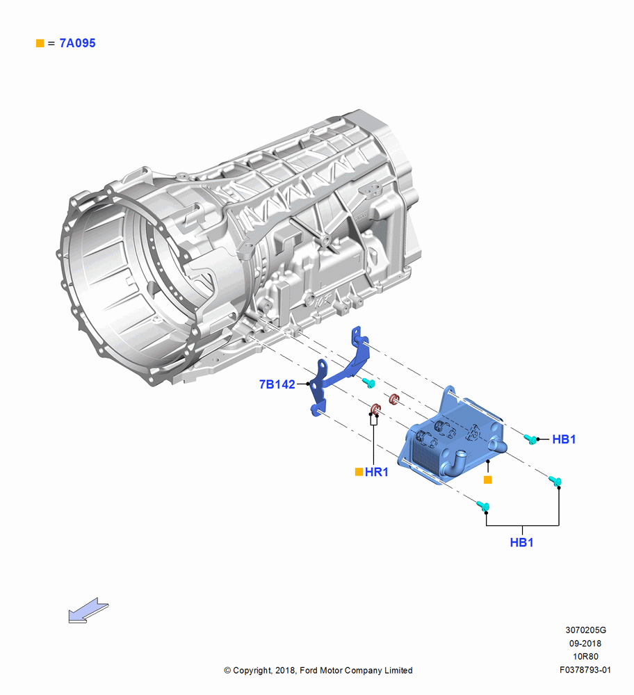 05G - Transmission Cooling Systems, 10 Speed Auto Transmission (10R80); 26/NOV/2018