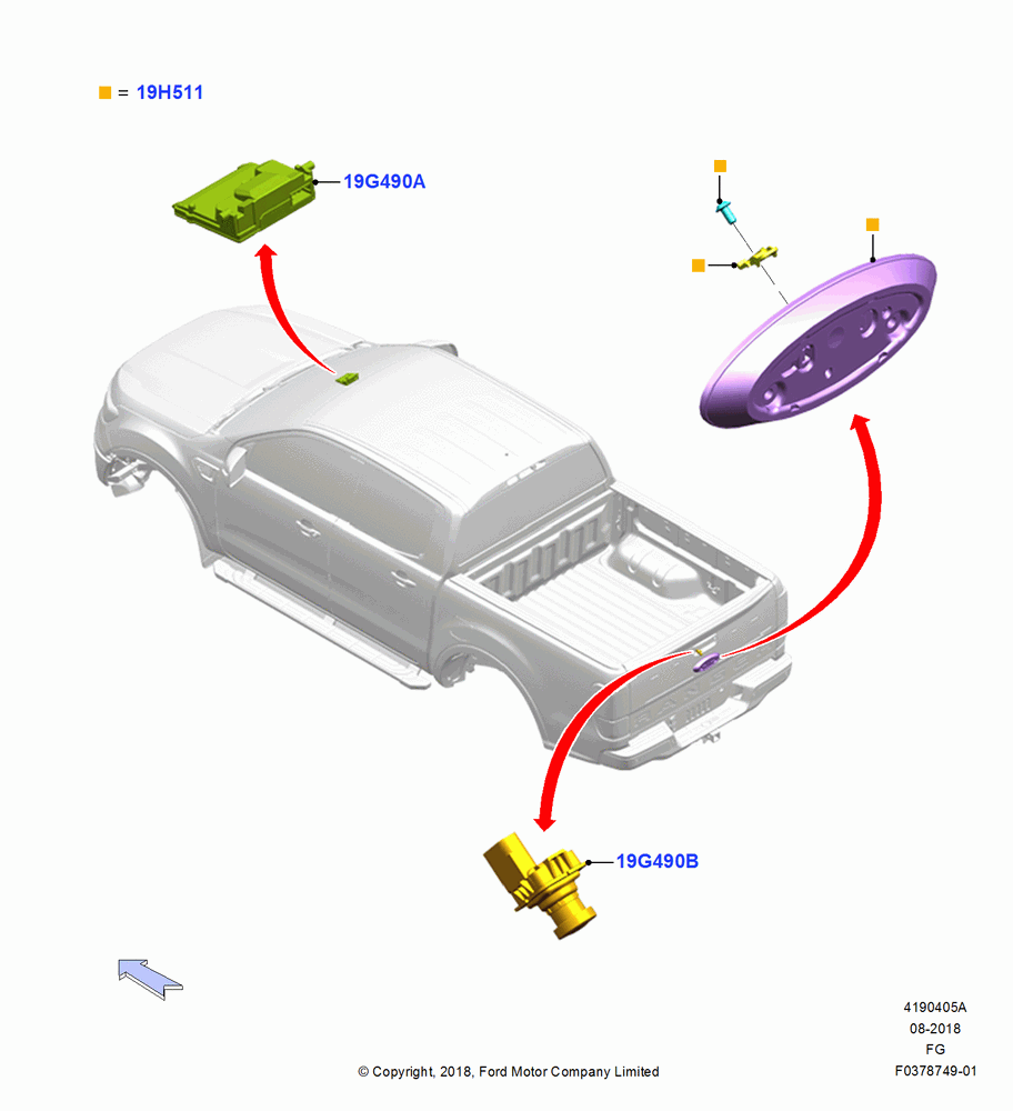 05A - Camera Equipment, Rear View Camera-Fixed; 26/NOV/2018