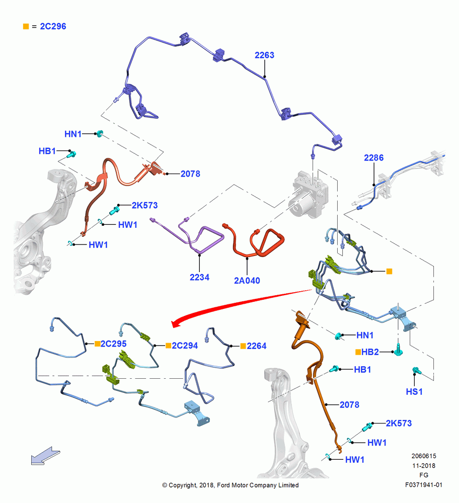 15 - FRONT BRAKE LINES; 26/NOV/2018