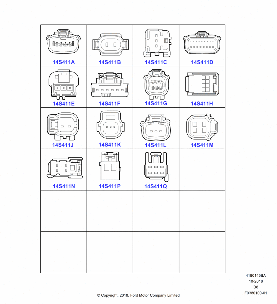45BA - Pigtail Wiring Kits, Lamps, Page A; 25/SEP/2017