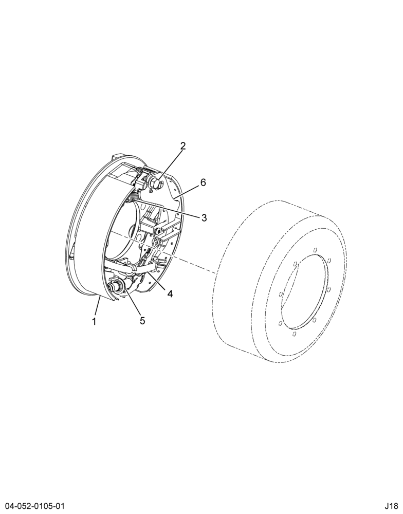 ....BRAKE DLM  ASM PARK (Intl. 3707985C1)