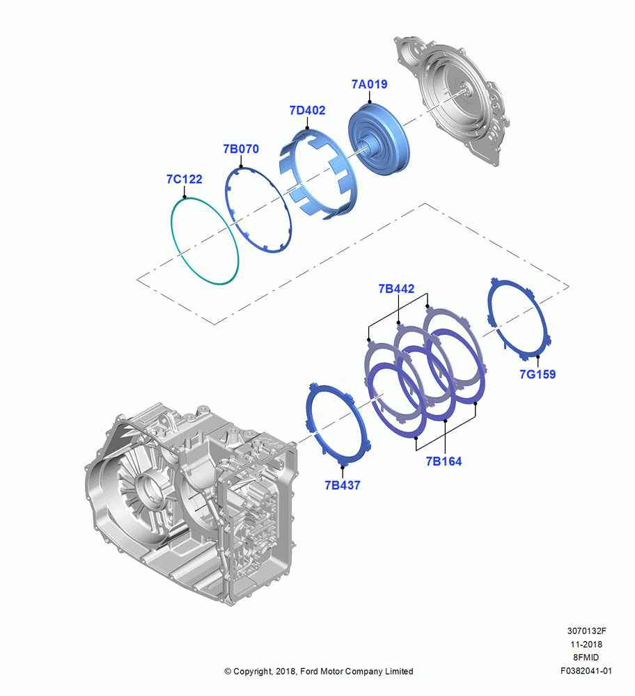 32F - Intermediate Clutch and Components, 8 Speed Auto Transmission 8F57; 06/SEP/2018