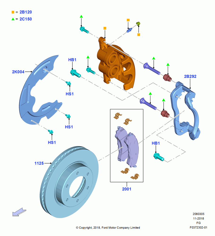 05 - Front Brake Discs and Calipers; 26/NOV/2018