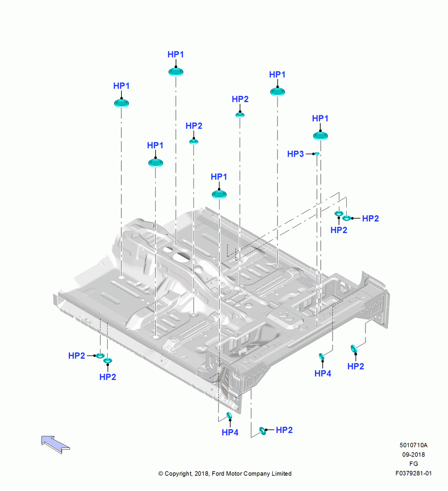 10A - Plugs - Floor Pan, Super Single Cab - RAP; 26/NOV/2018