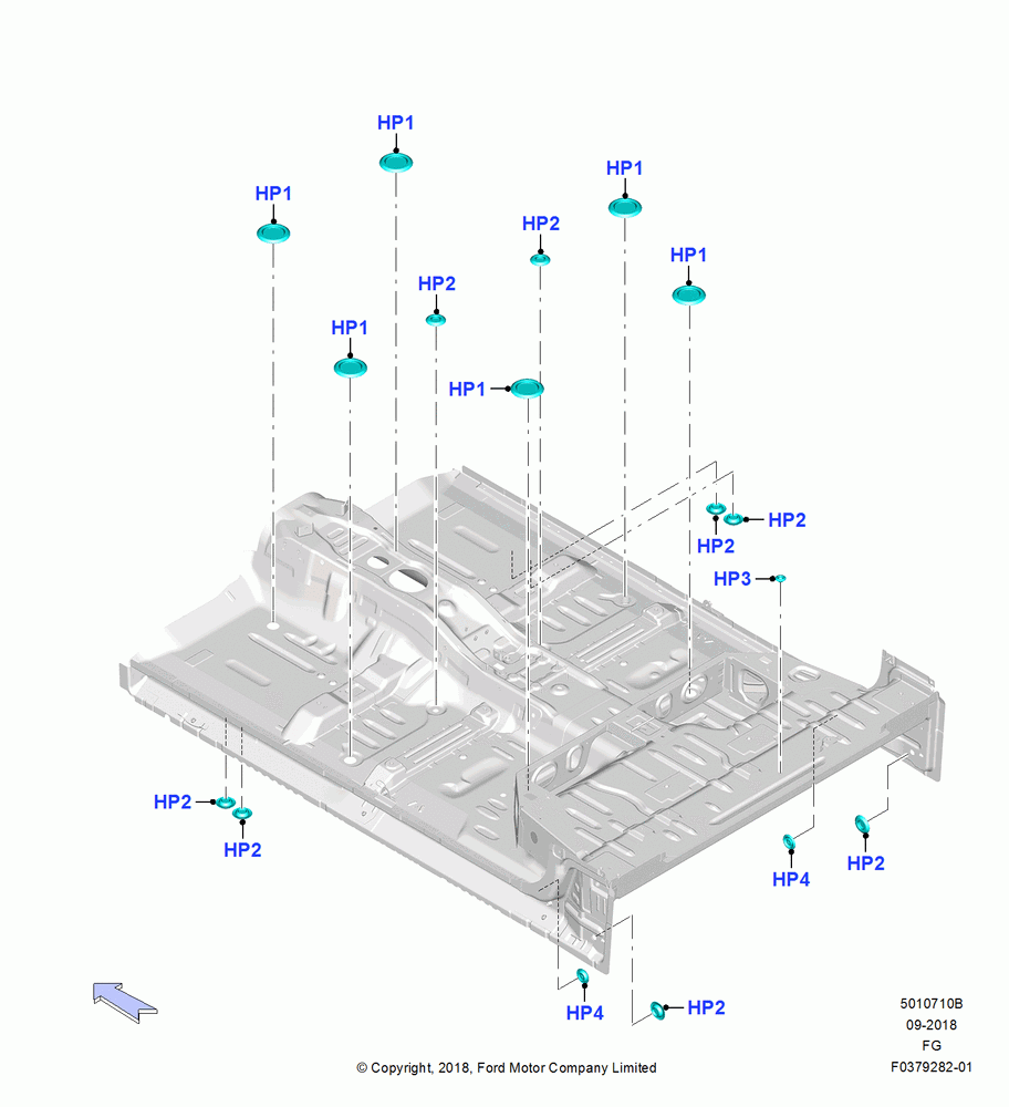 10B - Plugs - Floor Pan, Crew Cab; 26/NOV/2018