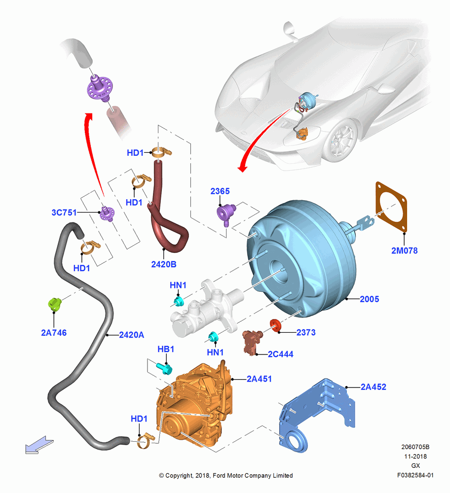 05B - Brake Booster; 01/OCT/2018