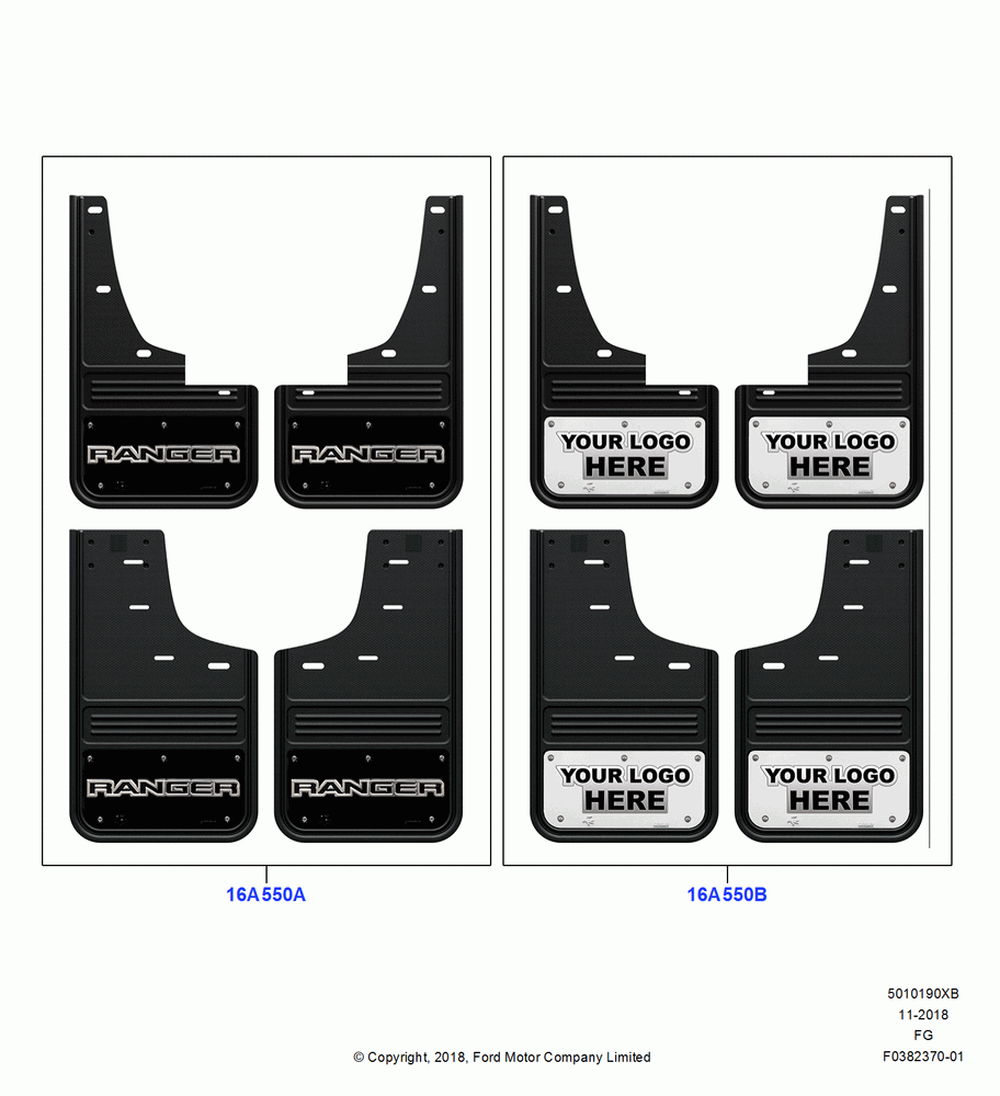 90XB - Mudflaps, Accessory, Gatorback; 26/NOV/2018