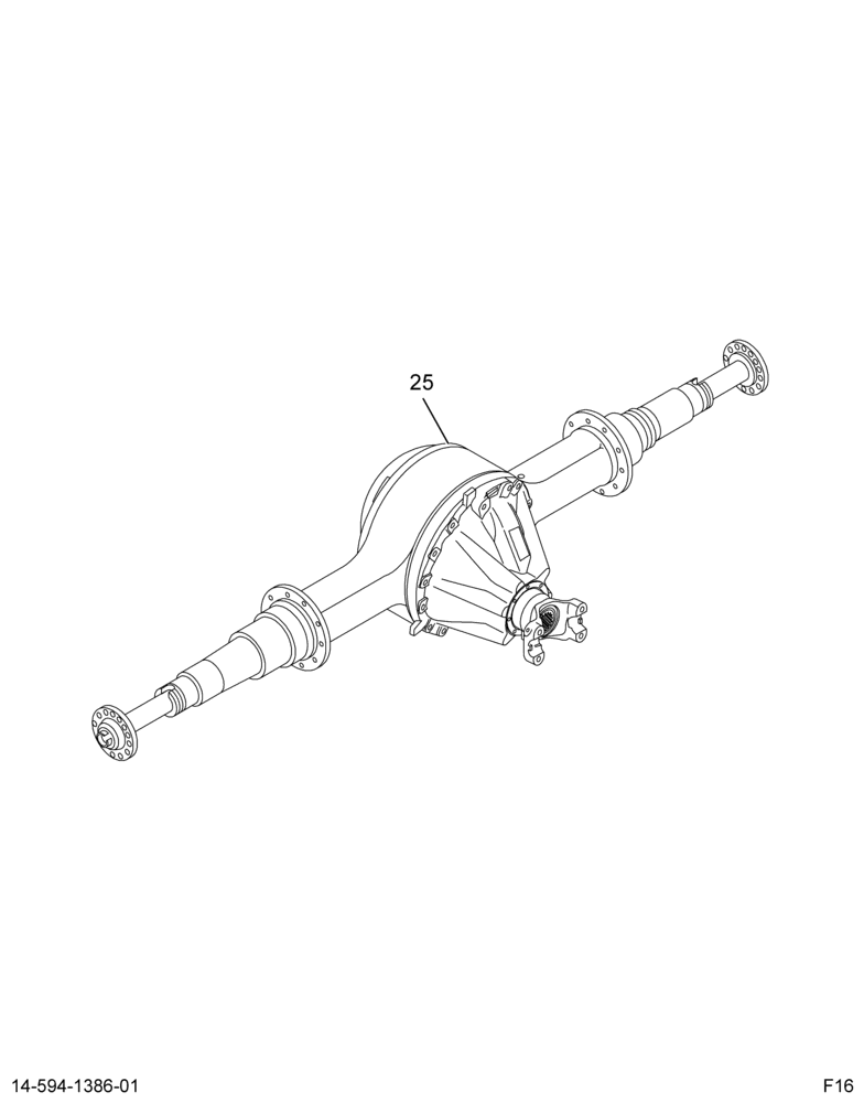 AXLE ASM,RR; 14AGH