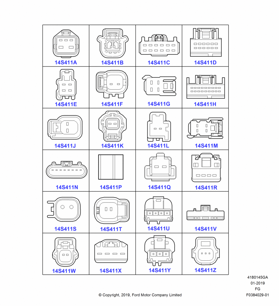 45GA - Pigtail Wiring Kits, Miscellaneous, Page A; 26/NOV/2018