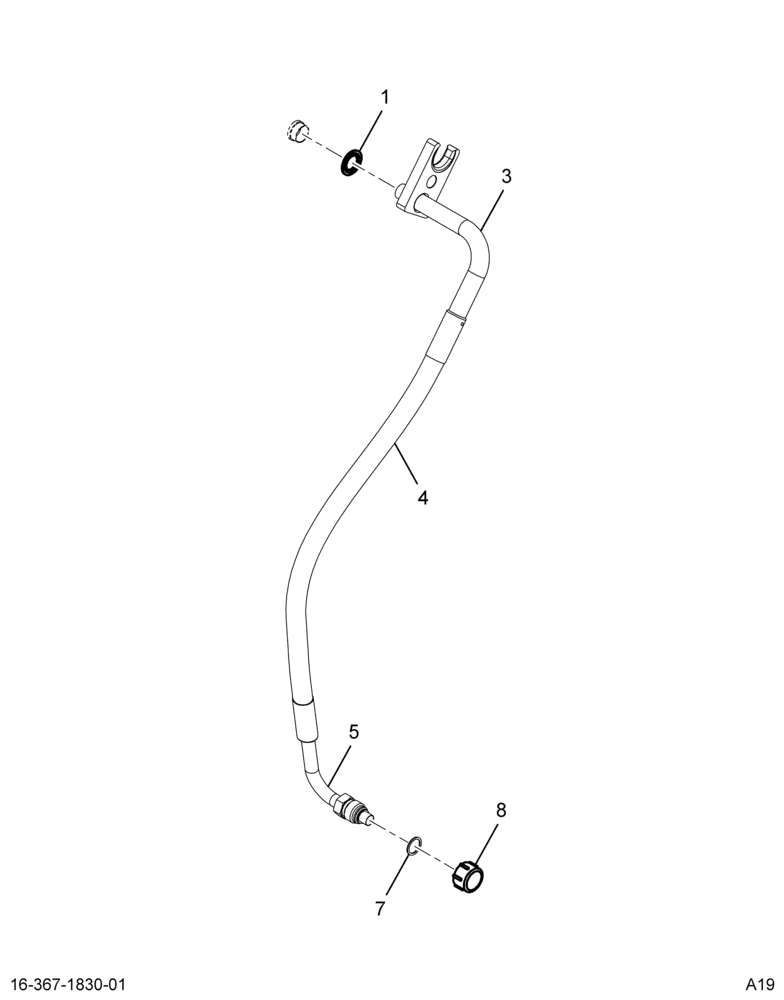 ..HOSE  A/C  ASSY DRYER TO EVAP (BC4Z-19837-A)