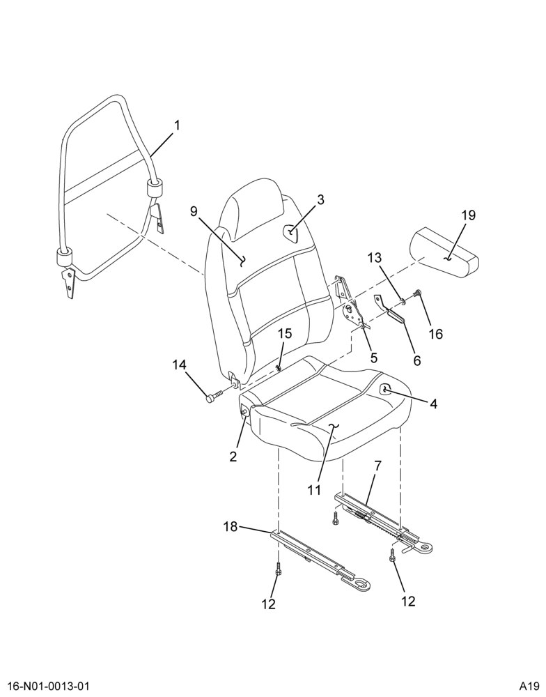 ..SEAT DRIVER  COMPLETE  CLOTH (7E7Z-2060005-BA)