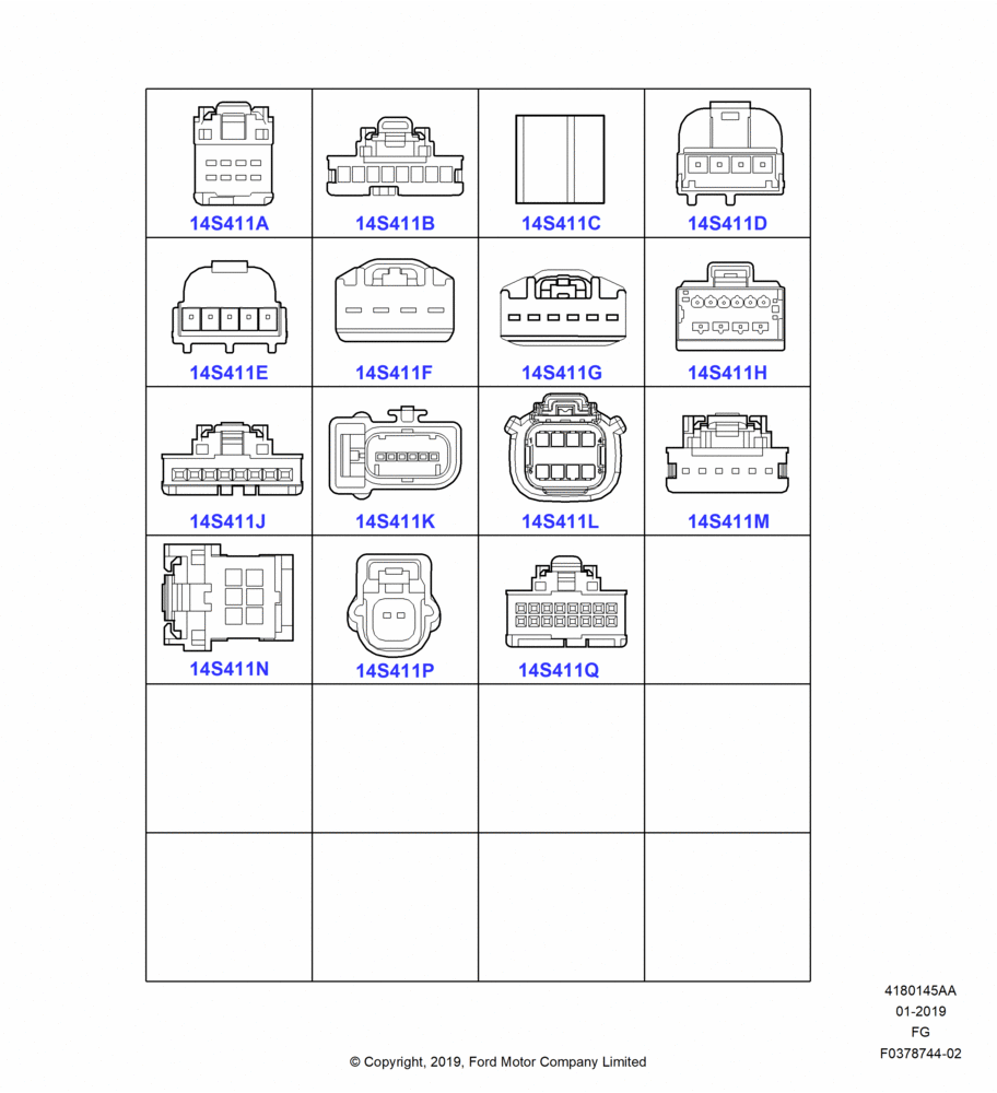 45AA - Pigtail Wiring Kits, Switches; 26/NOV/2018