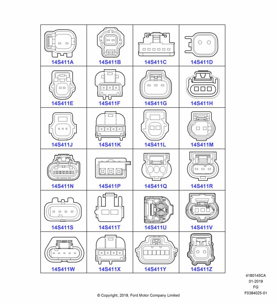 45CA - Pigtail Wiring Kits, Page A, Sensors; 26/NOV/2018