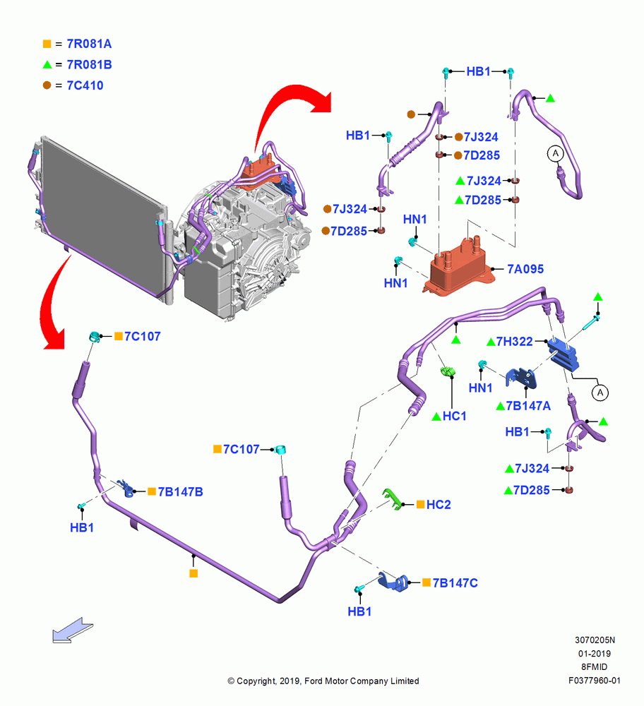 05N - Transmission Cooling Systems, 8 Speed Auto Transmission 8F57; 06/SEP/2018