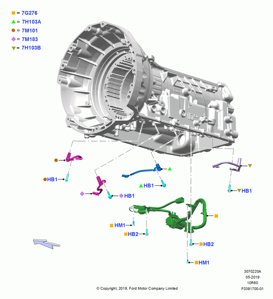 20A - Transmission Modules and Sensors, 10 Speed Transmission - 10R60; 06/MAY/2019