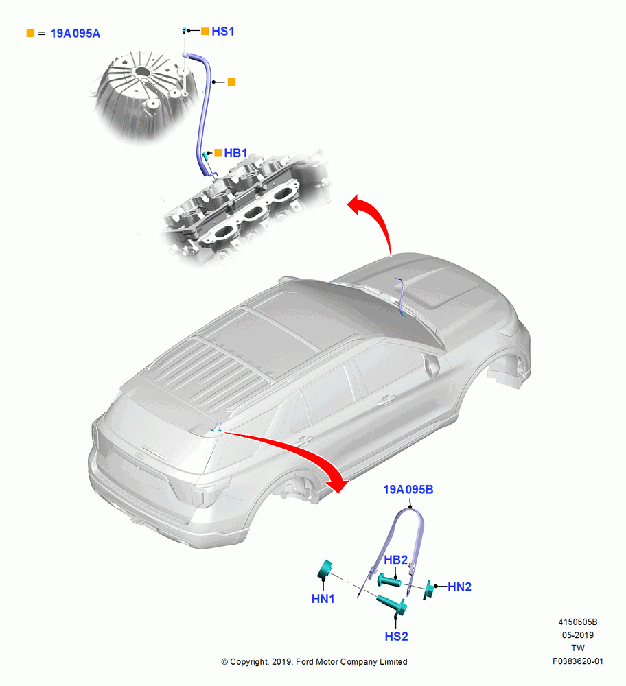 05B - Radio Suppression, 3.0L GTDI TC V6 Petrol, 3.0L Nano-D4-G-GTDI-CD6R-PHEV; 06/MAY/2019