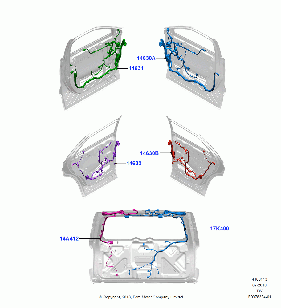 13 - Wiring - Body Closures; 06/MAY/2019