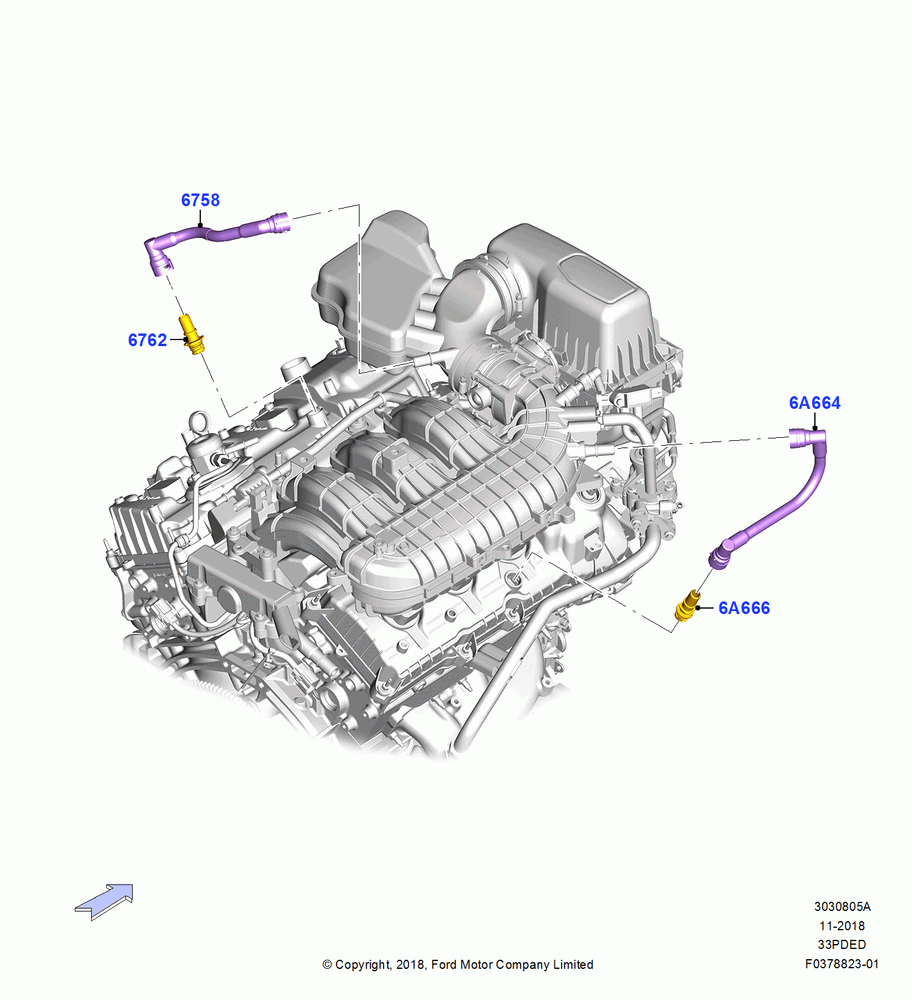 05A - Emission Control - Crankcase, 3.3L Duratec, 3.3L D4 G DI TIVCT NA Upgrade; 06/MAY/2019
