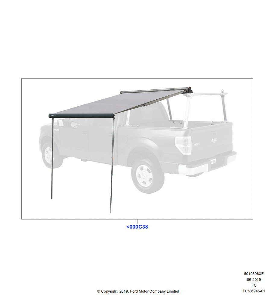 06XE - Accessory Roof Rack Mounting Kits, Thule Rack Products, Hideaway Awning; 20/OCT/2014