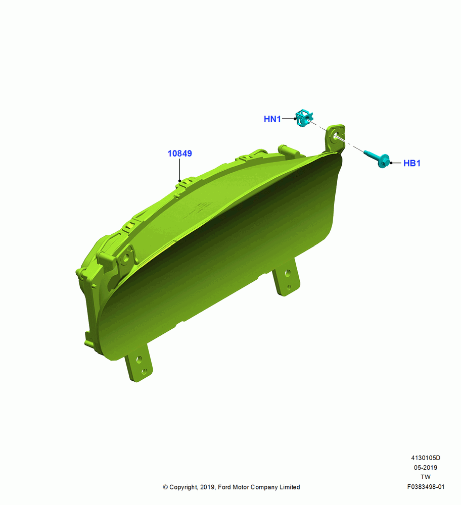 05D - Instrument Cluster, With High Series Cluster; 06/MAY/2019