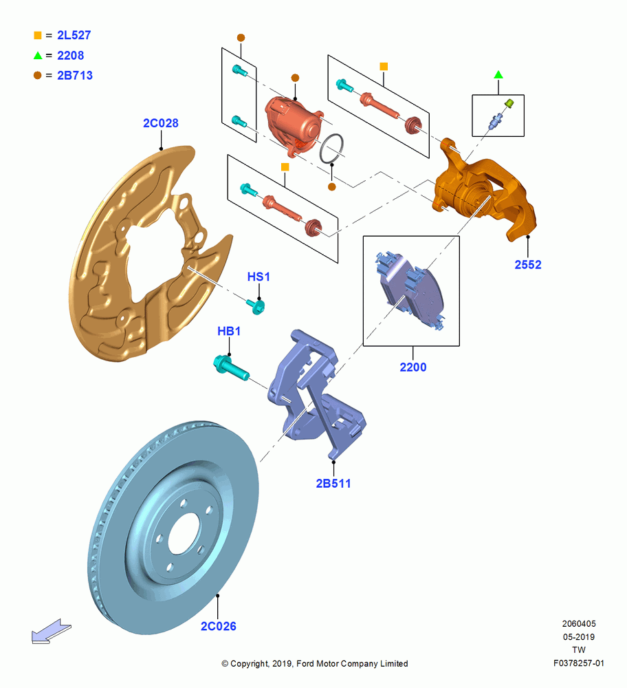 05 - Rear Brake Discs and Calipers; 06/MAY/2019