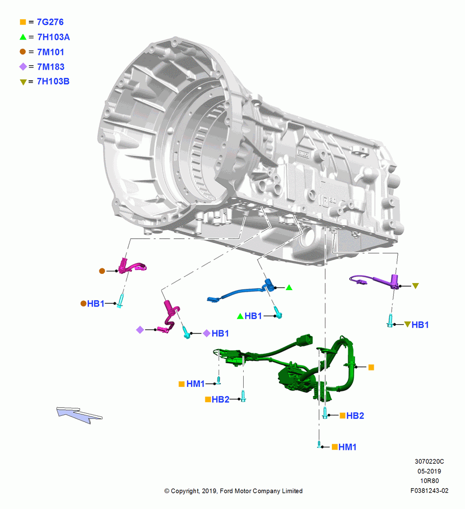 20C - Transmission Modules and Sensors, 10 Speed Auto Transmission (10R80); 06/MAY/2019
