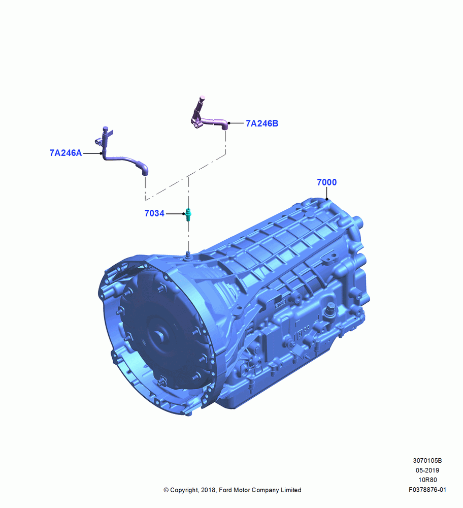 05B - Transmission & Speedometer Drive, 10 Speed Auto Transmission (10R80); 06/MAY/2019