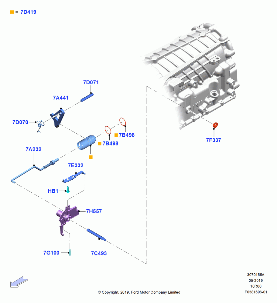 55A - Transmission Control Mechanisms, 10 Speed Transmission - 10R60; 06/MAY/2019