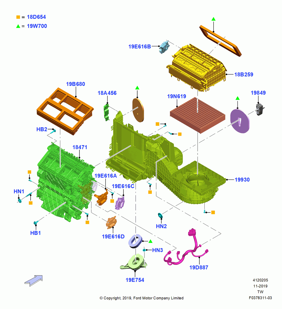 05 - Heater/Air Cond.External Components; 06/MAY/2019