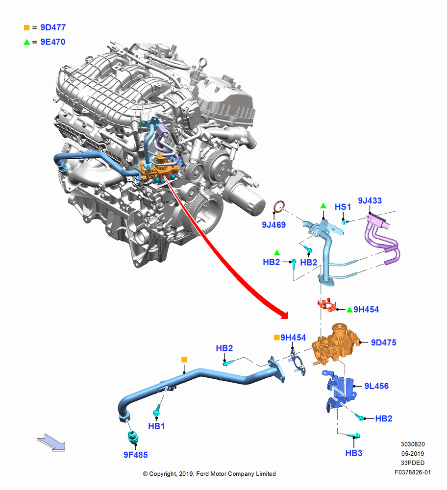 20A - Exhaust Gas Recirculation, 3.3L Duratec, 3.3L D4 G DI TIVCT NA Upgrade; 06/MAY/2019