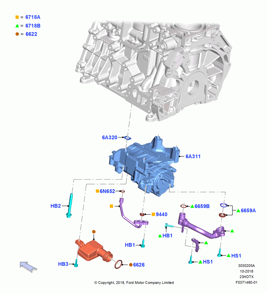 05A - Oil Pump, 2.3L EcoBoost; 06/MAY/2019