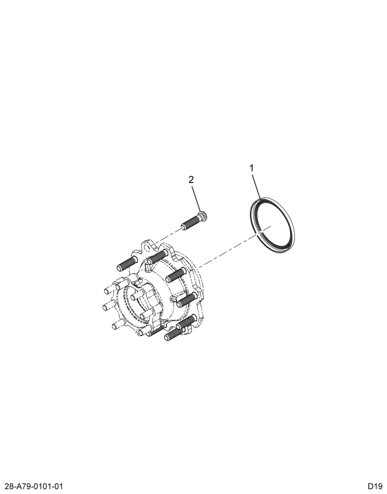 ..HUB,REAR WHEEL , STL,285,STL R (Intl. 6106807C91)