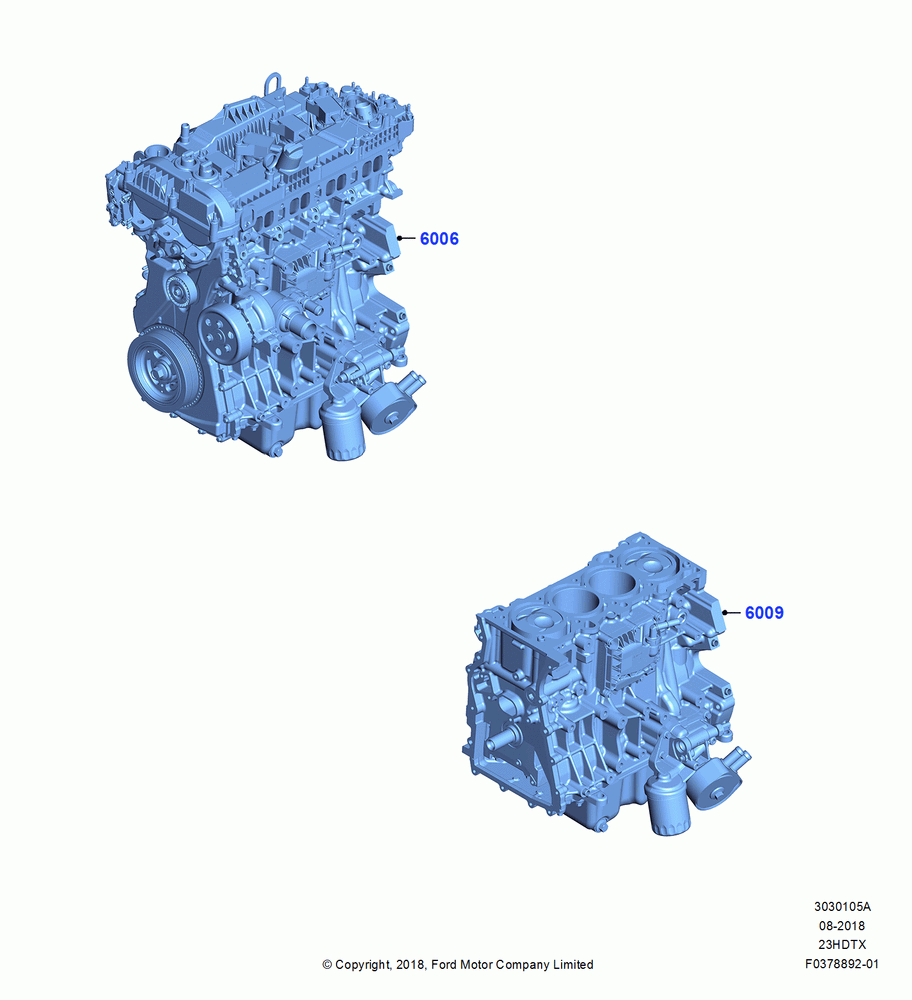 05A - Service Engine and Short Block, 2.3L EcoBoost; 06/MAY/2019
