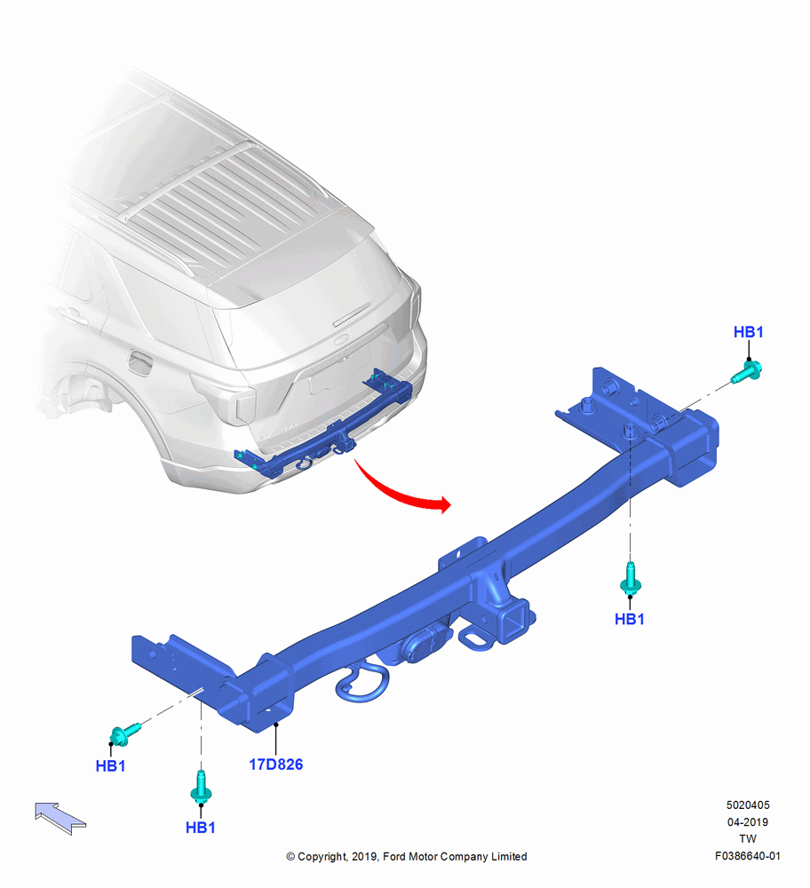 05A - Tow Bar; 06/MAY/2019