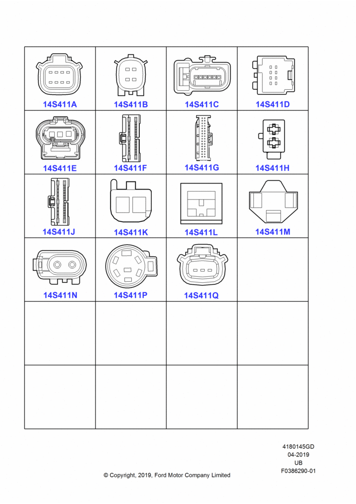 45GD - Pigtail Wiring Kits, Miscellaneous, Page D; 01/NOV/2010-03/MAR/2019