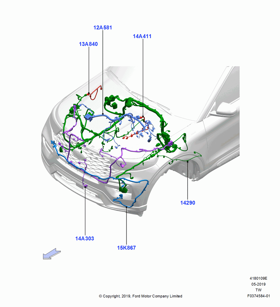 09E - Wiring - Engine And Transmission, 3.0L GTDI TC V6 Petrol; 06/MAY/2019