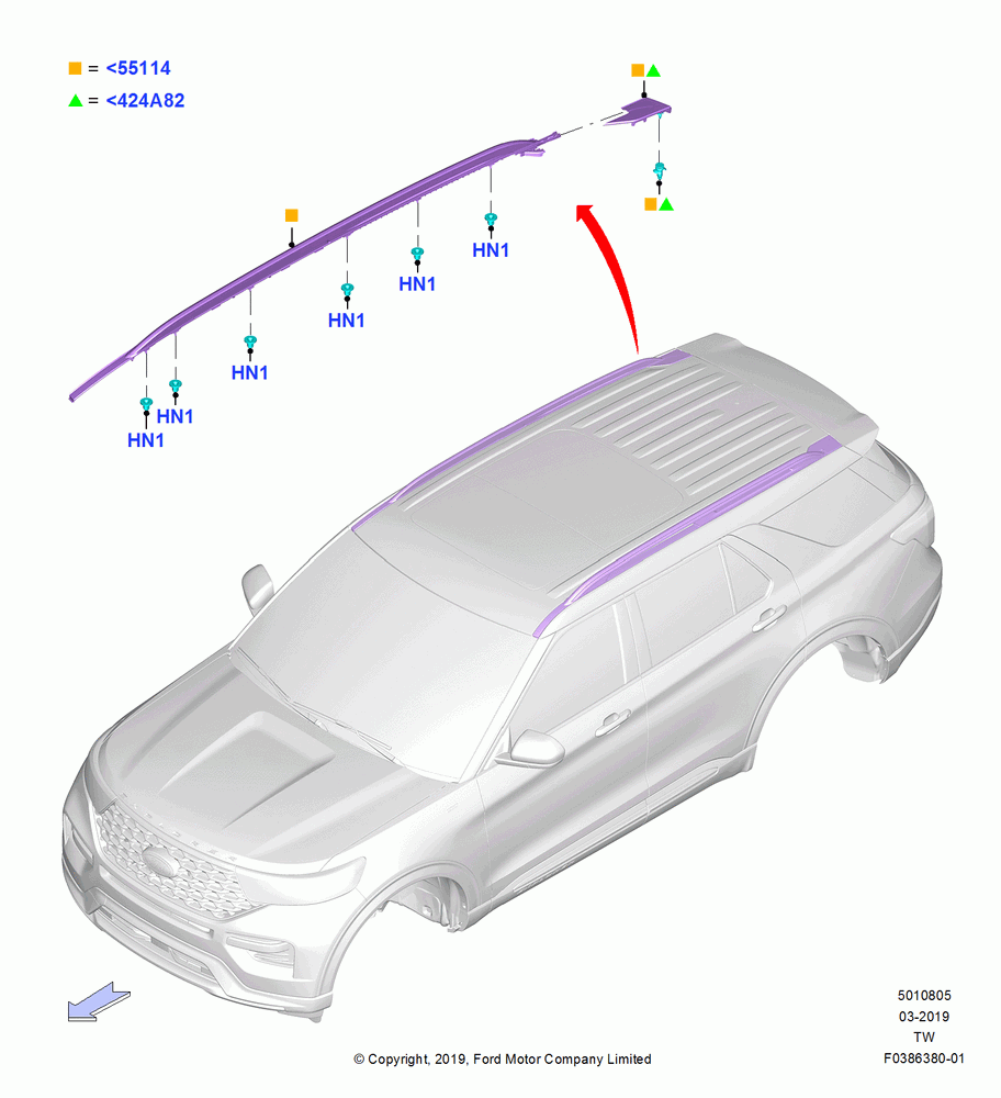 05 - Roof Rack Systems, Roof Rack/Light Bars; 06/MAY/2019