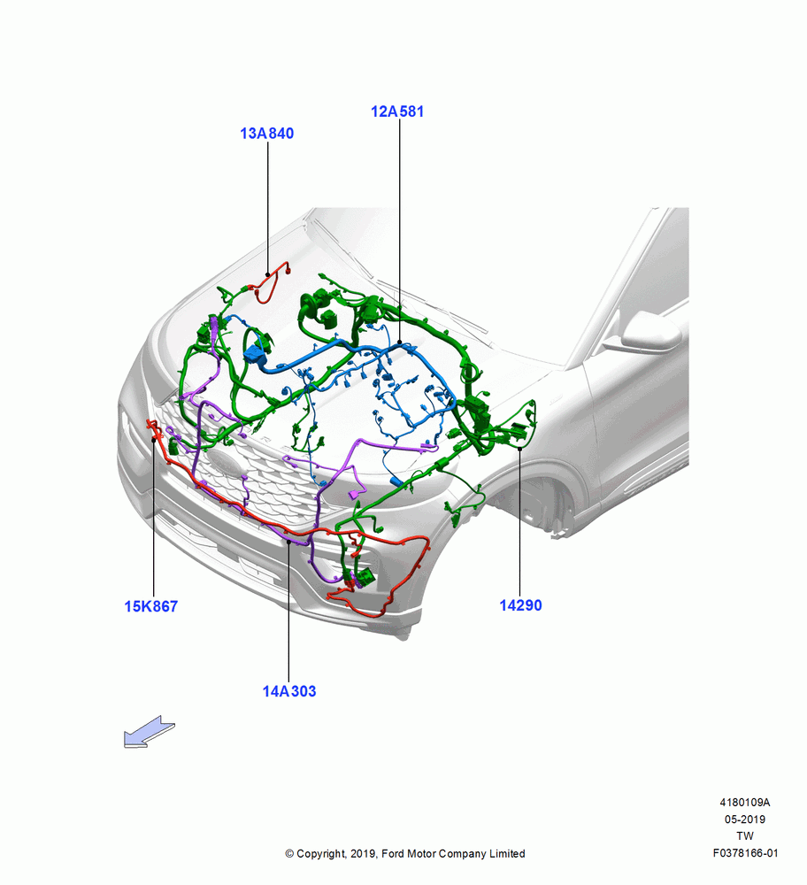 09A - Wiring - Engine And Transmission, 3.3L Duratec; 06/MAY/2019