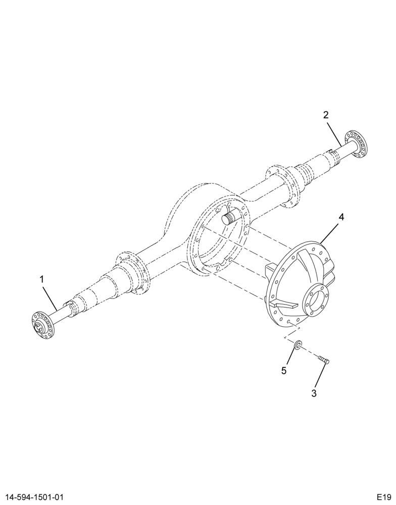 ..AXLE,RR L/BK , 4.33  14AGG (Intl. 3549945C92)
