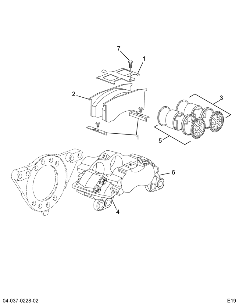 ..CYL BRK CALIPER 70MM LF & RR (9C4Z-2B121-B)
